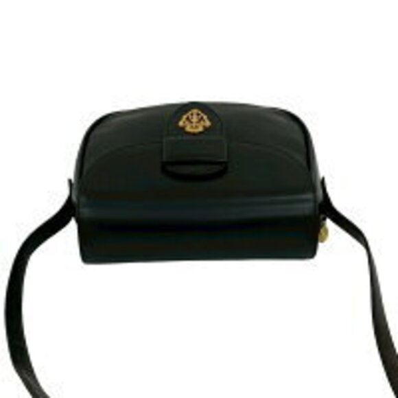 Gucci bag logo calfskin leather Black Shoulder Bag pouch - Picture 4 of 9